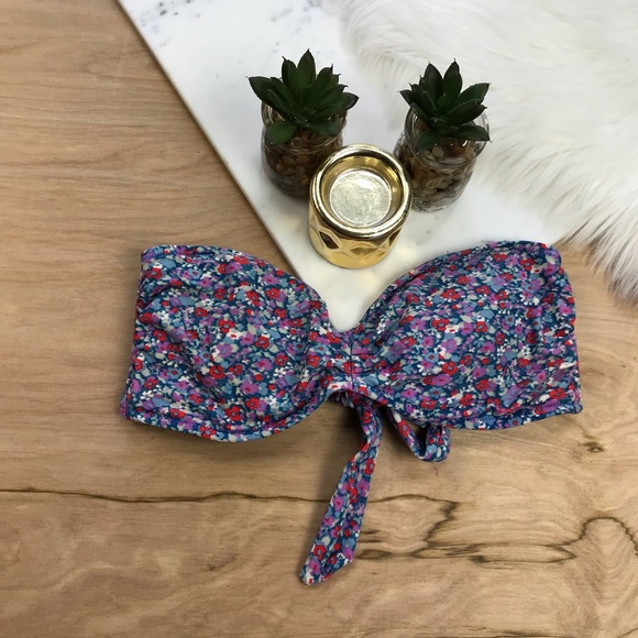 aerie Other - Arise Floral Bando Swim Top #850